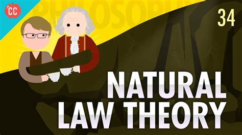 Contract for professional services like painting, modelling, singing. Crash Course Philosophy #34: Natural Law Theory - The Mind ...
