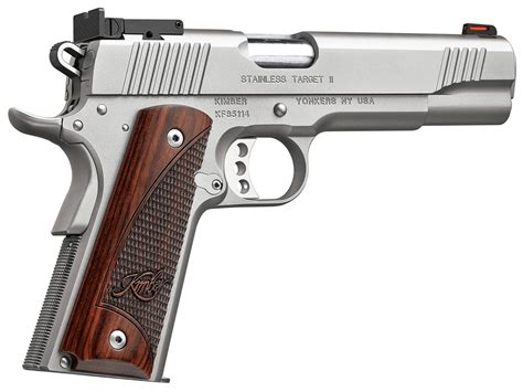 Kimber 1911 Stainless Target Ii 45 Acp Pistol 3200325