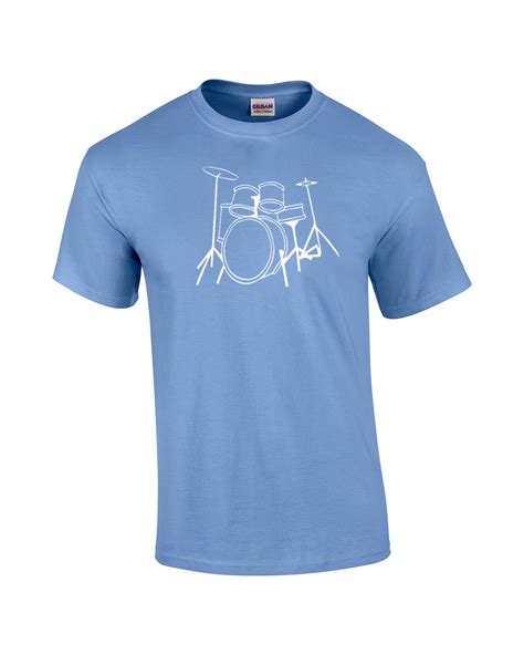 Drumming T Shirt Drum Set Design Drummer Tee Ebay