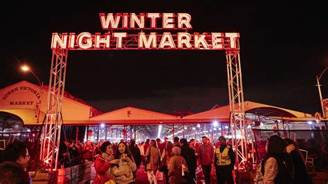 Queen Victoria Winter Night Market 2018 Melbourne