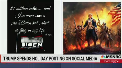 Morning Joe Blasts Trump Posting F Ck Biden Meme July 4