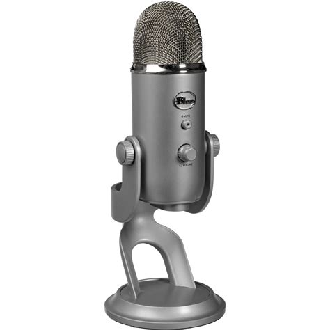 Blue Yeti Usb Microphone Silver 988 000103 Bandh Photo Video