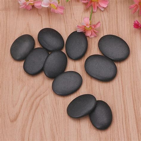 10pcs New Spa Rock Basalt Stone Beauty Stones Massage Therapy Natural