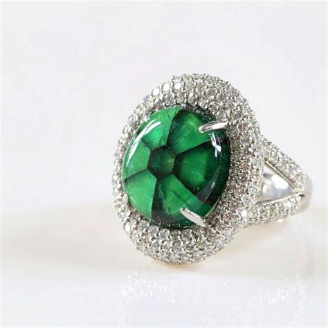 Esmeraldagems Our One Of A Kind 11ct Trapiche Emerald Ring Part Of