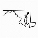 Maryland Icon State Map Geography Usa Icons