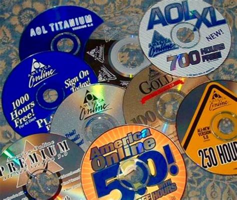 Aol Promotional Cds Free Internet By The Hour
