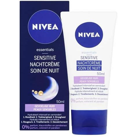 Nivea Essentials Sensitive Nachtcreme 50 Ml Pleinnl