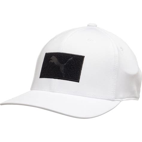 Buy Puma Mens Utility Patch Flexfit Cap Bright White