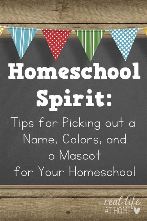 How To Choose A Homeschool Name Colors And Mascot And Why You Should