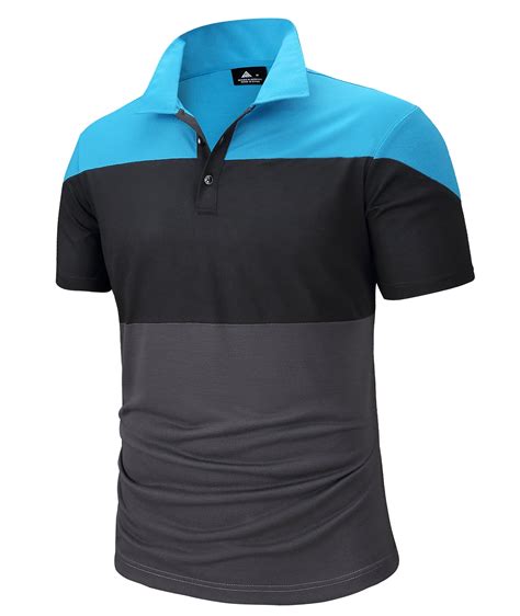 SCODI Golf Shirts For Men Dry Fit Short Sleeve Moisture Wicking Summer