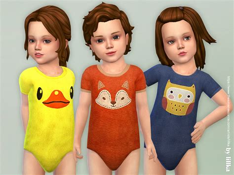 The Sims Resource Toddler Onesie 09