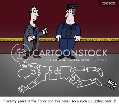 Crime Scene Comic Strip