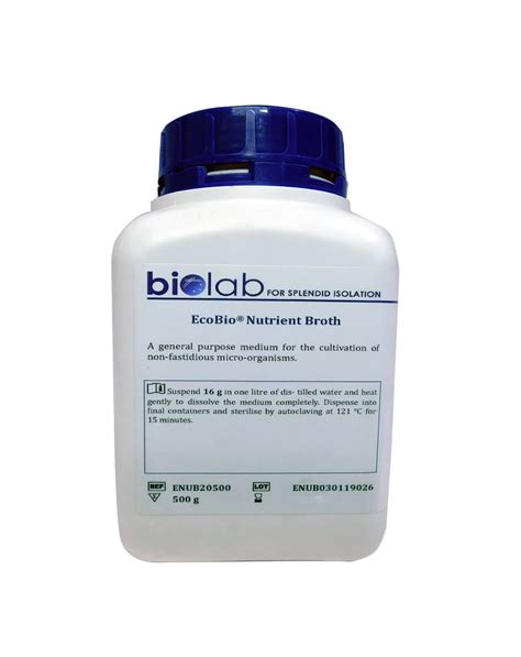 Nutrient Broth 500gm Biolab Lab Supply