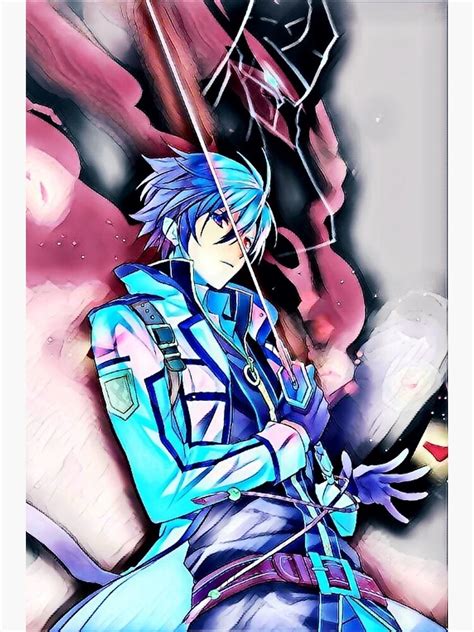 Rean Schwarzer Updated The Legend Of Heroes Trails In The Sky Sc Trails Retro Art Print