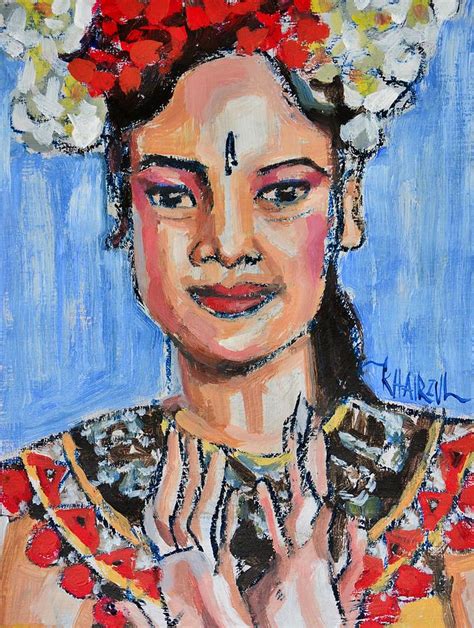Restu Balinese Dancer Painting By Khairzul Mg Fine Art America