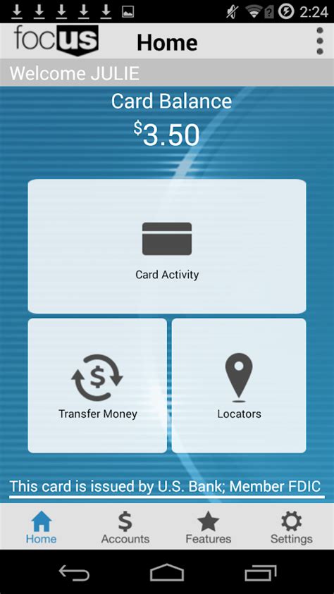 The focus card is issued by u.s. U.S. Bank Focus - Android Apps on Google Play