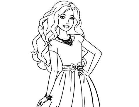 Coloring Coloring In 2020 Barbie Coloring Pages Barbie Coloring Porn