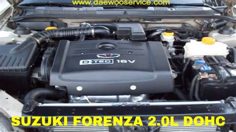 Daewoo Nubira 2001 New Engine 20l Dohc Engine Number U20sed Youtube