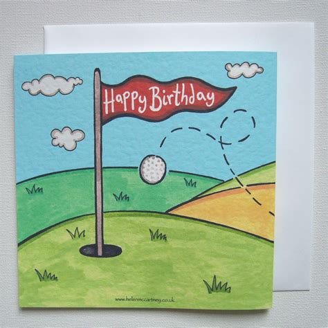 Free Golf Birthday Cards Printable
