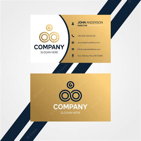 Premium Vector Business Card Design Vector Modern Business Card Template