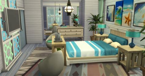 Sims 4 Seaside Themed Master Bedroom Gallery Download Bri K