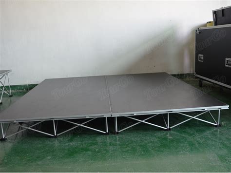 Tourgo 4×4 Stage Platform Used Portable Stage With Choir Risers On Sale
