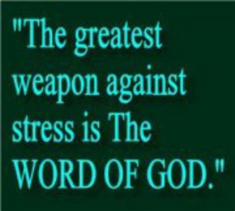 Best Stress Reliever Word Of God Inspirational Words Words