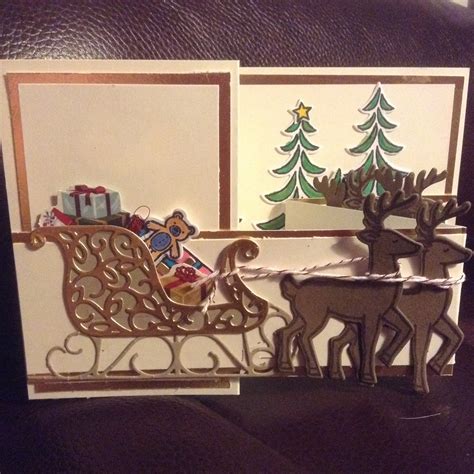 Diy Paper Crafts Santas Sleigh Card With Stampin Up