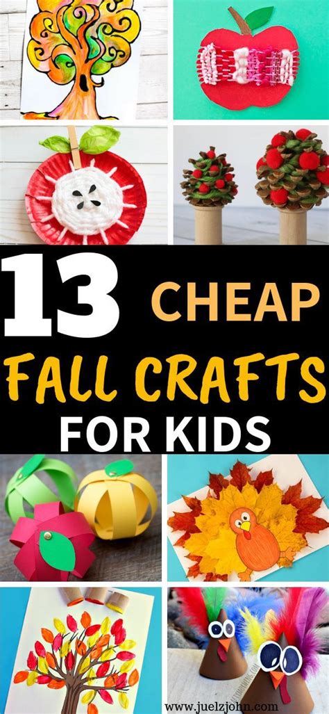 13 Easy Diy Fall Crafts For Kids That Are Super Affordable Juelzjohn