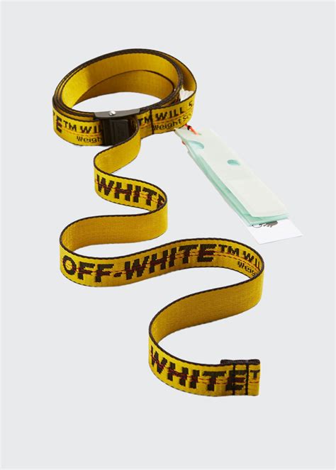 Off White Mens Classic Mini Industrial Webbing Belt Bergdorf Goodman