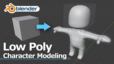 How To Make Blender Low Poly Character Modeling Basic For Beginners