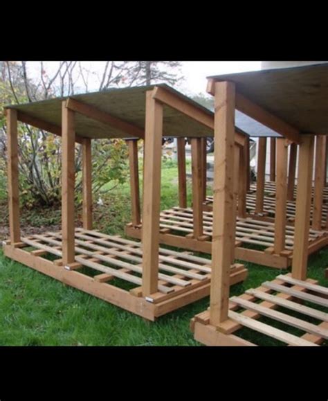 Learn how to build an affordable 10x10 storage shed with ten easy steps below. Inexpensive wood shed...remember your wood stove only does well with dry seasoned wood. # ...
