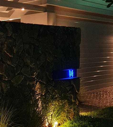 Luxello Modern 8 Backlit Led House Numbers