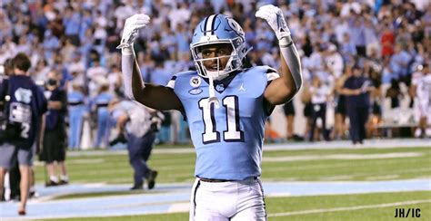 UNC WR Josh Downs To Opt Out Of Holiday Bowl Declare For NFL Draft
