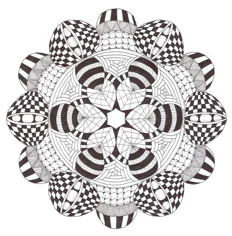 Zentangle Made By Mariska Den Boer 151 Zentangle Tangle Pattern