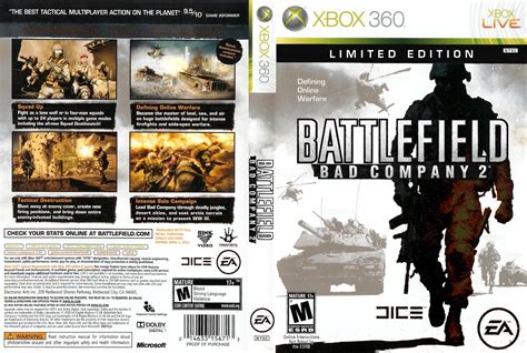 Capas Covers Capas Xbox360 Battlefield Bad Company 2