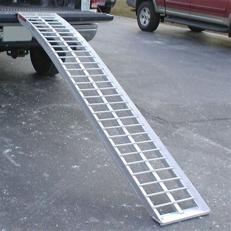 Black Widow Aluminum Non Folding Arched Single Runner Motorcycle Ramp