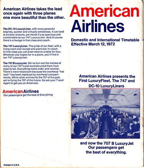 American Airlines Old Timetable - FlyerTalk Forums