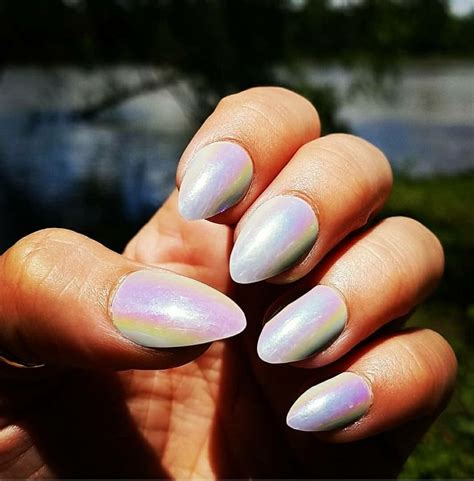Iridescentholographic Nails Holographic Nails Nails Sinful Colors