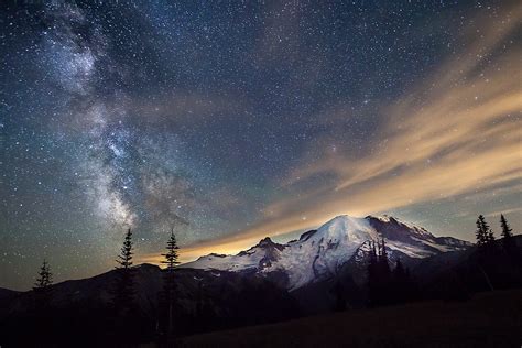 Milky Way And The Mountain May Have Missed An Epic Sunset In Flickr