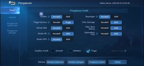 Settingan Pengaturan Mobile Legend Seperti Pro Player Terbaru Riset