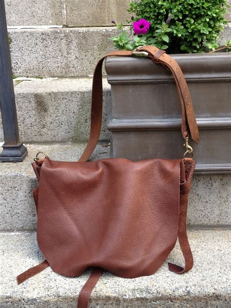 Leather Crossbody Bag Brown Leather Hobo Bag Soft Leather Etsy