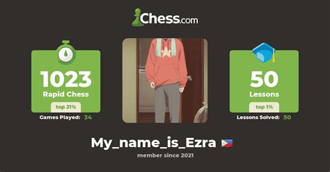 Ezra Lilagan Mynameisezra Chess Profile