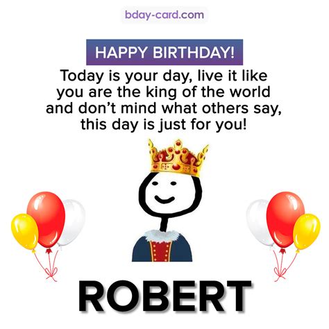 Birthday Images For Robert 💐 — Free Happy Bday Pictures And Photos