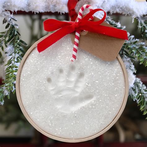 Child To Cherish Snowprints Handprint Ornament Kit