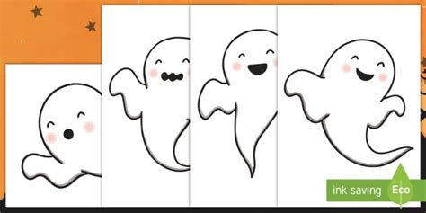 Blank Ghost Cut Outs Teacher Made