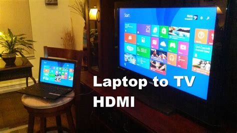 Most of the modern days televisions hold one hdmi port. How to Connect Laptop to TV using HDMI - Easy & Fun - YouTube
