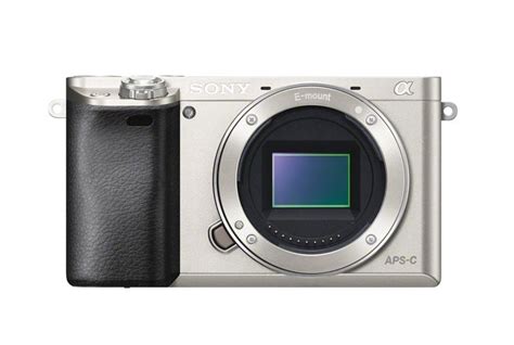 Ilce 6000 Front Silver Sony Canada