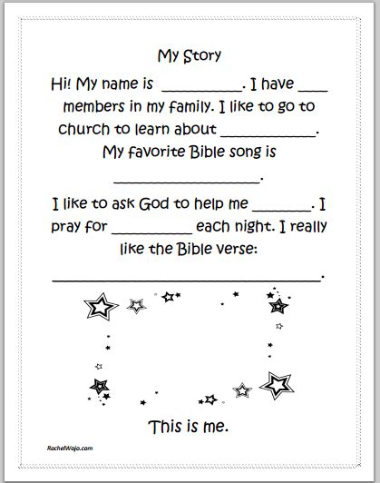 5 Best Images Of Printable Fill In Story Fill In The