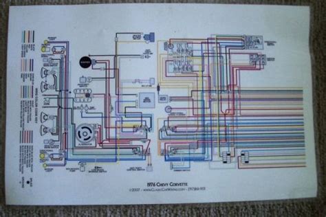 This is the original wiring diagram printed by gm for dealer mechanics. Buy 76 Corvette (lamanated) Wiring diagram motorcycle in San Tan Valley, Arizona, United States